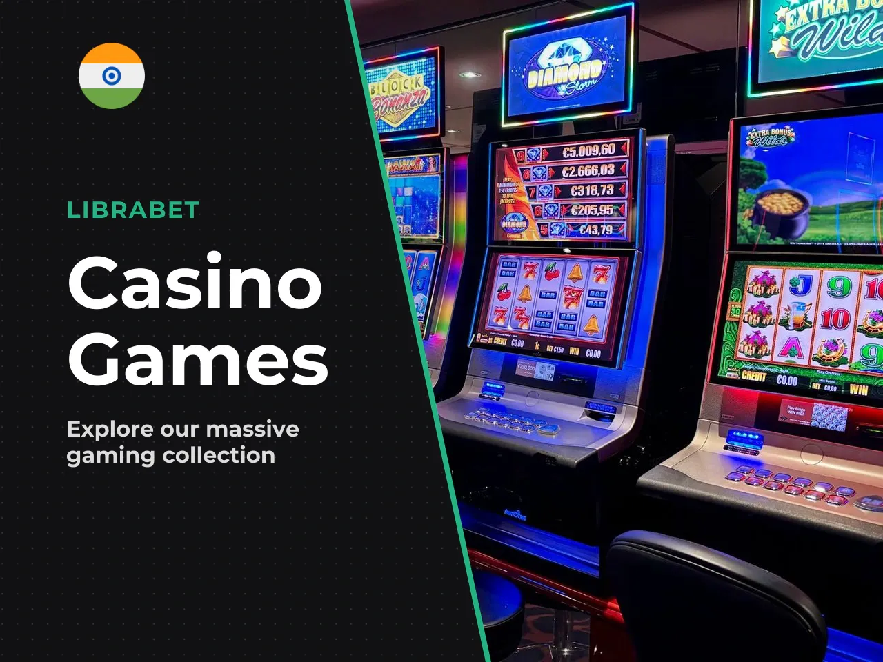 Casino games, slots and live casino