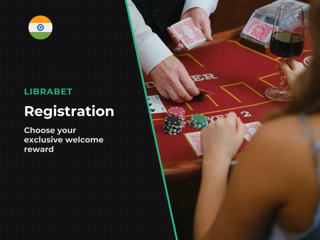 Account registration and selecting your welcome