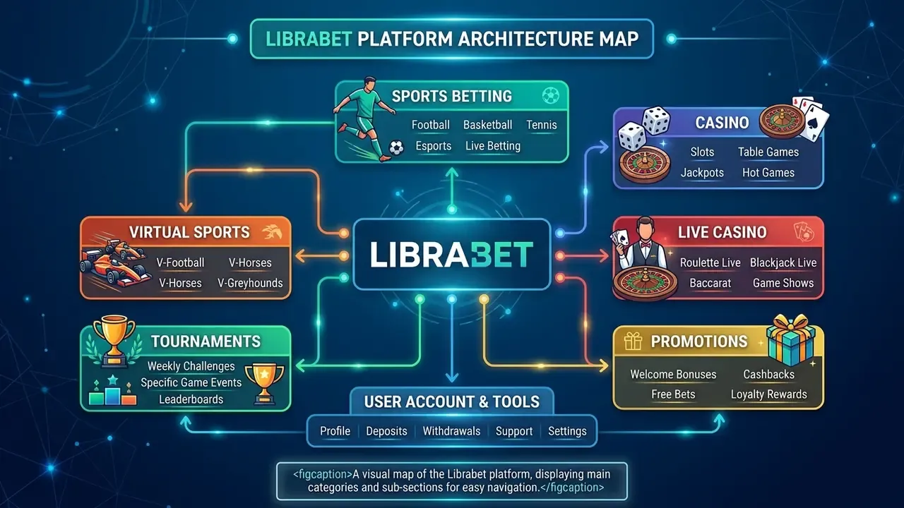 Librabet bet platform architecture map