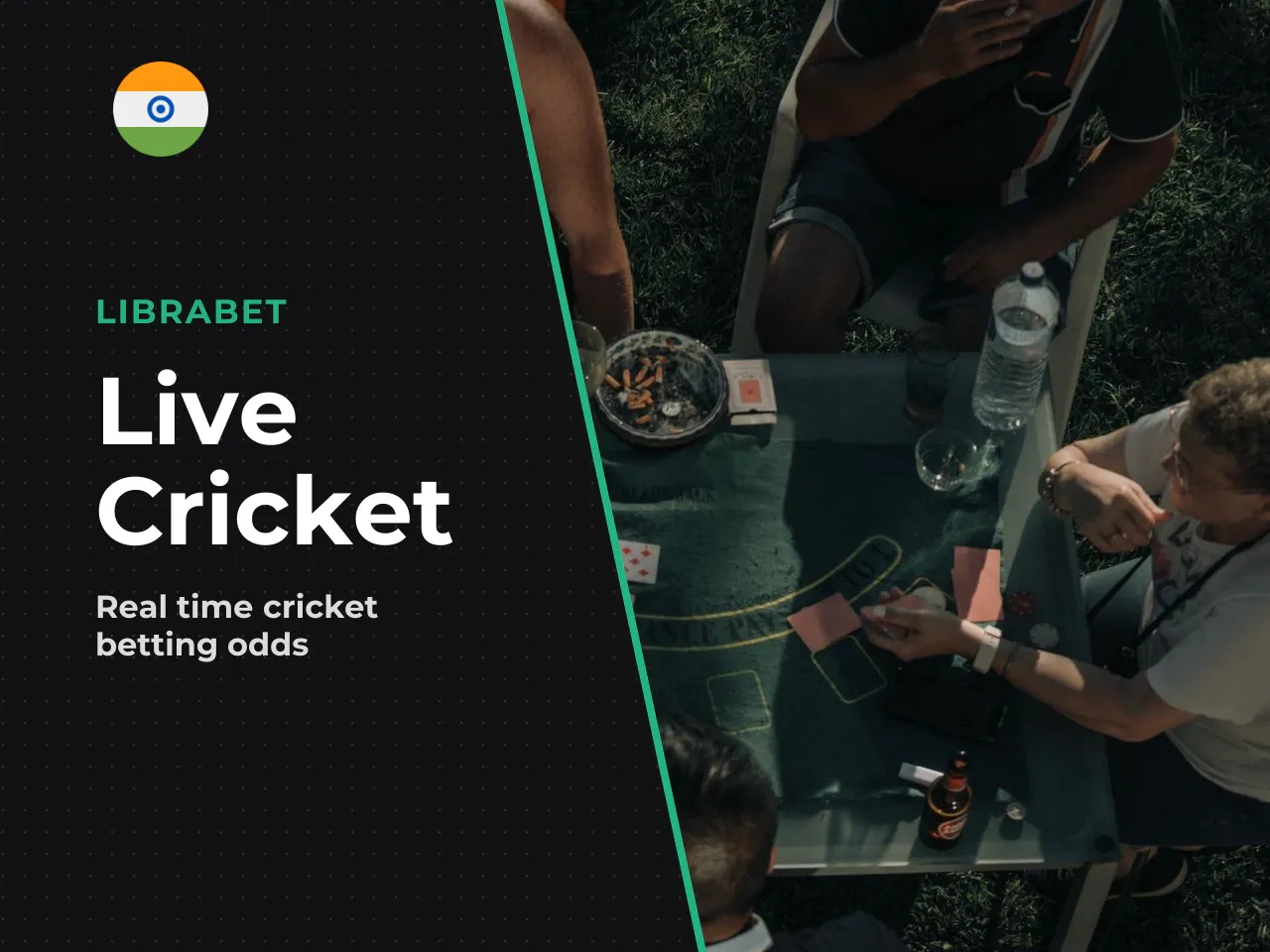 Live bets available during a cricket